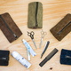 Illustration for article titled Pack All The Toiletries You Need In This Handmade Leather Dopp Kit (50% Off)em/em